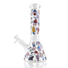 10" Psychedelic Shroomscape Beaker Bong – 4mm Thick Glass