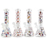 10" Psychedelic Shroomscape Beaker Bong – 4mm Thick Glass