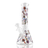 10" Psychedelic Shroomscape Beaker Bong – 4mm Thick Glass