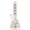 10" Psychedelic Shroomscape Beaker Bong – 4mm Thick Glass