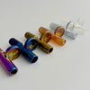 Electroplate 14mm Glass Popper Bowl With Gold Logo