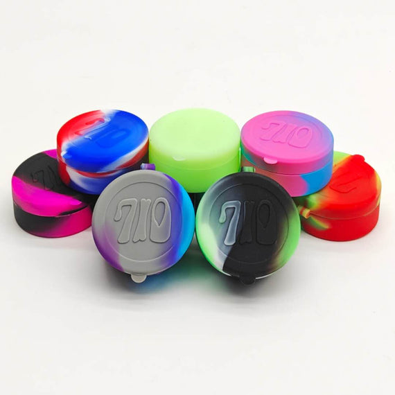 7ml Silicone 710 Wax Container Jar of 50
