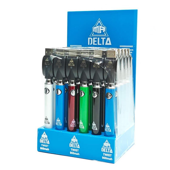 Mr. Delta Twist  900Mah 510 Bettery 30-CT