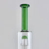 17" Triple Dome Percolator Water Pipe with 14mm Handle Bowl Piece