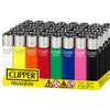 Clipper CP11 Classic Reusable Lighters – 48 Pack (Solid Colors)