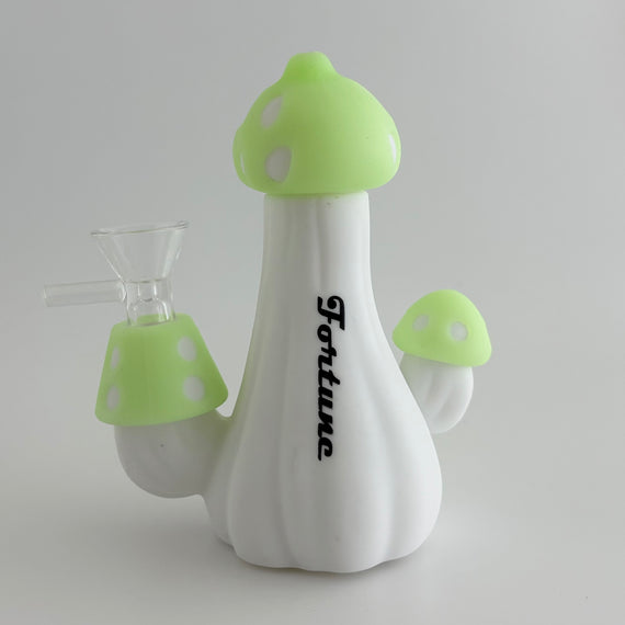 5" Mushroom Design Silicone Bong