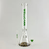 Wellcann 17" Thickened Base Chrome Beaker Glass Bong
