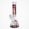 10" 5mm Cartoon Grow In The Dark Glass Beaker Bong