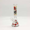 9" 4mm Assorted Characters Beaker Bong