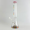 Wellcann 17" Thickened Base Psychedelic Beaker Glass Bong