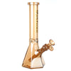 Fortune | Electroplated 10" 5mm Hexagon Glass Beaker Bong - 4 Assorted Colours