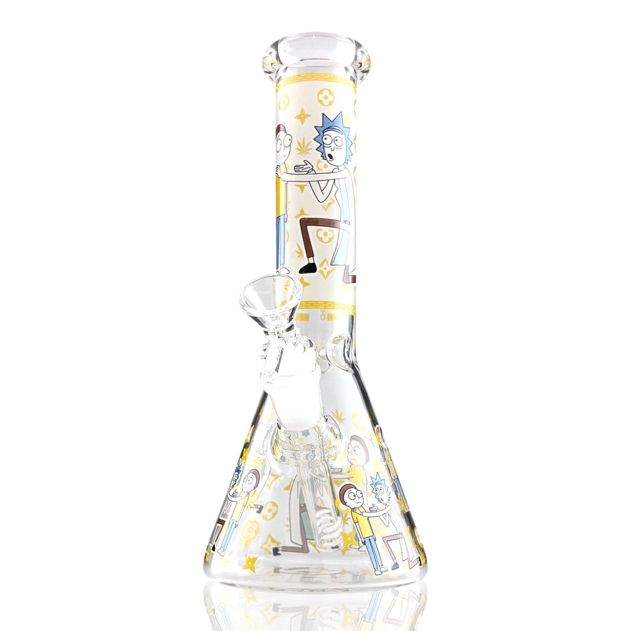 10" Animated Art Beaker Bong Series – 4mm Thick Glass