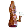 7” Mermaid Design Glass Bong