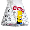 10" 5mm Cartoon Grow In The Dark Glass Beaker Bong