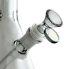 14"  4mm Electroplate Glass Bong- Assorted Colour