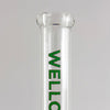 Wellcann 17" Thickened Base Chrome Beaker Glass Bong
