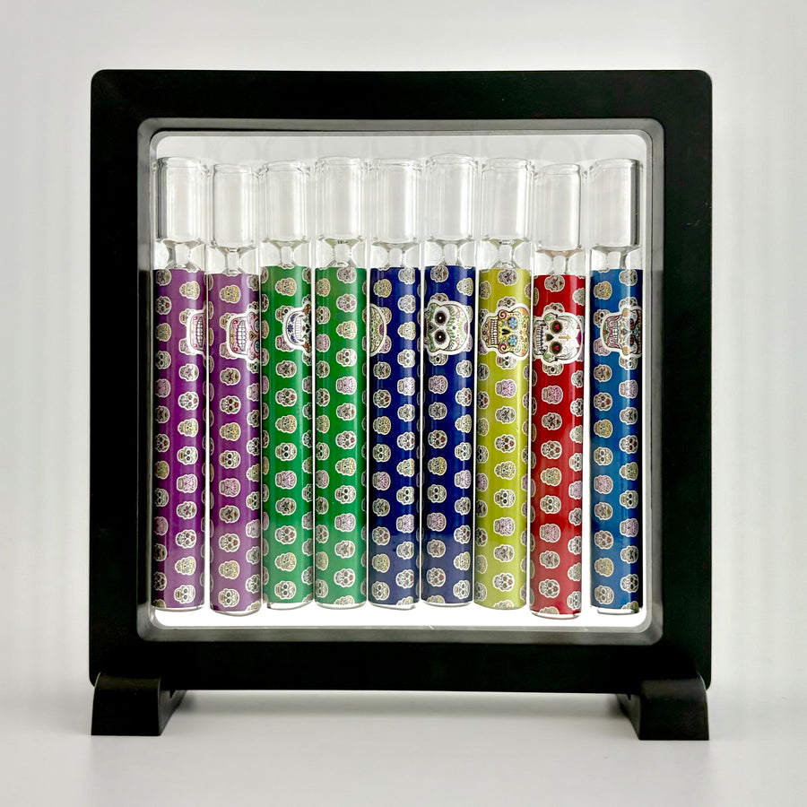 4" Calaveras One Hitter Display of 9pcs