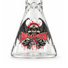 10" Glow-in-the-Dark Skull Graphic Beaker