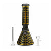 12.5" Plaid Beaker Bong with Gift Box