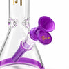 Fortune | 10" Color Accent Beaker Glass Water Pipe – 5mm