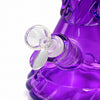 12.5" Spiral-Cut Colored Glass Beaker Bong with Gift Box