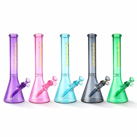 Fortune| 14" 5mm Beaker Bong w/ Disk Ice Catcher