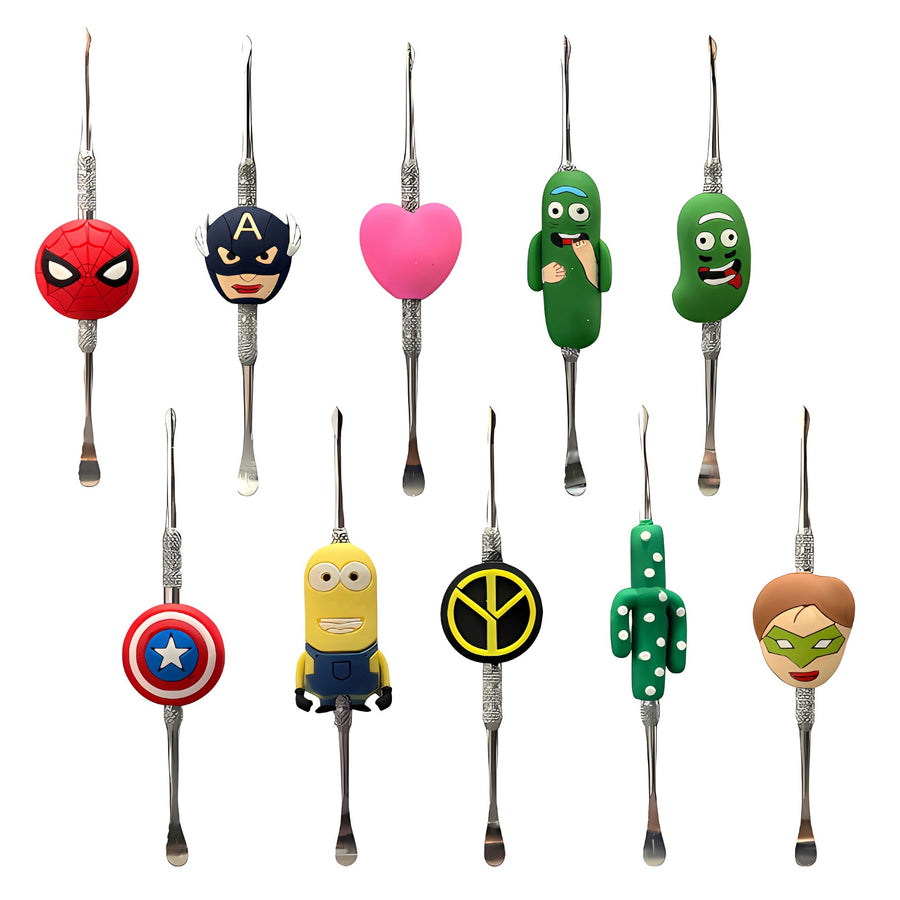 Cartoon Silicone Dabber Set – 30 PCS Jar