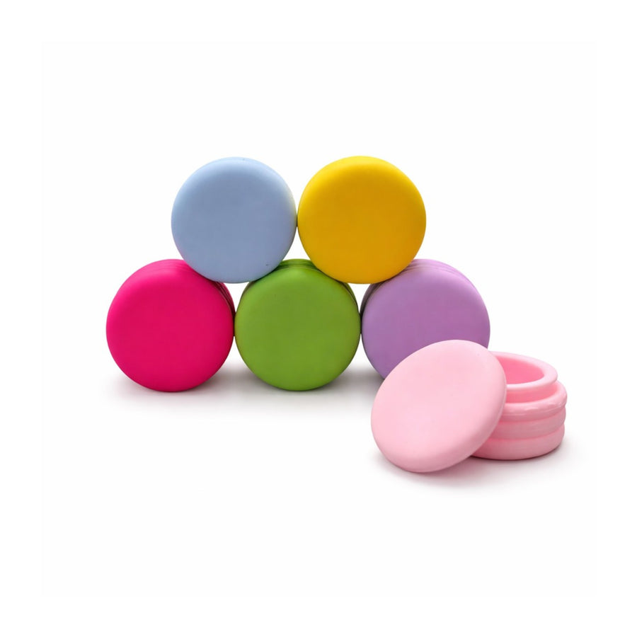 10mL Macaron Silicone Wax Oil Container – (40 Piece Jar)