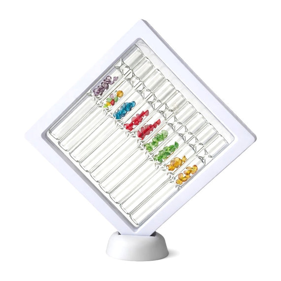 Crystal Core 4” One Hitter Set – Gem Infused Glass Collection 9-CT