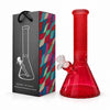 12.5" Crystal Facet Beaker Bong – 7mm Thick Glass