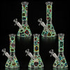 10" Glow-in-the-Dark Graffiti Beaker