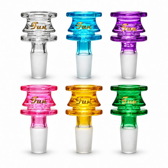 Fortune | 14mm Fun Top Hat Glass Bowl Piece – Assorted Colors