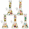 10" Glow-in-the-Dark Graffiti Beaker