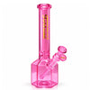 Fortune | 12" Full Color Hex Base Glass Water Pipe – 5mm