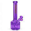Fortune | 12" Full Color Hex Base Glass Water Pipe – 5mm