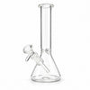 8" Clear Glass Beaker Bong
