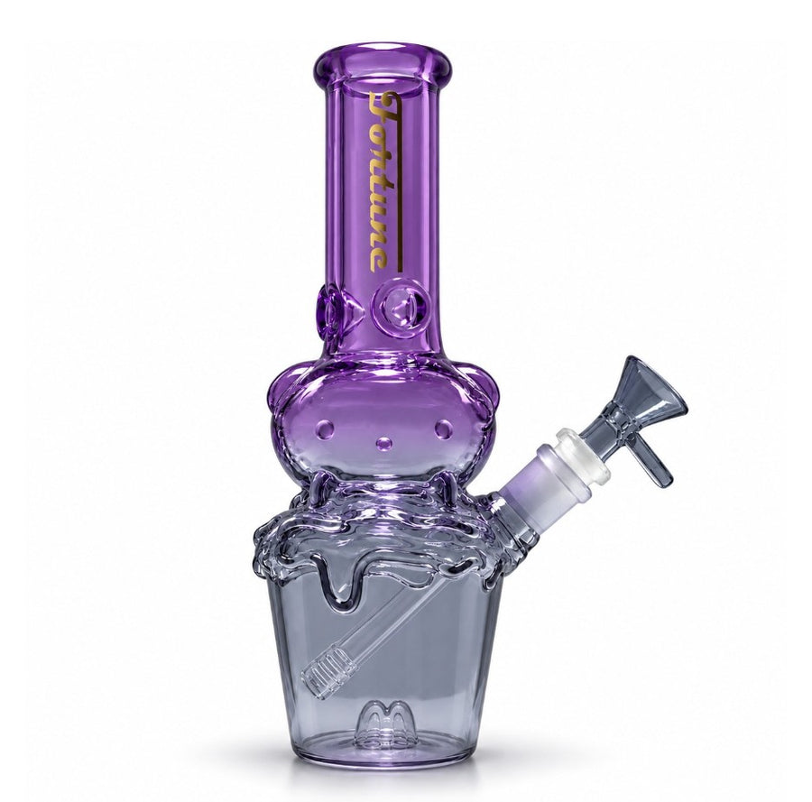 Fortune | 10" Character Cup Glass Water Pipe