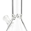 8" Clear Glass Beaker Bong