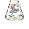 Chaos Collage 10” Graphic Beaker Bong