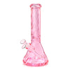 12.5" Spiral-Cut Colored Glass Beaker Bong with Gift Box
