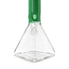 Fortune 18" 7mm Square Base Glass Water Pipe – 50mm Neck