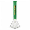 Fortune 18" 7mm Square Base Glass Water Pipe – 50mm Neck
