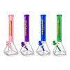 Fortune 18" 7mm Square Base Glass Water Pipe – 50mm Neck