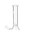 8" Clear Glass Beaker Bong