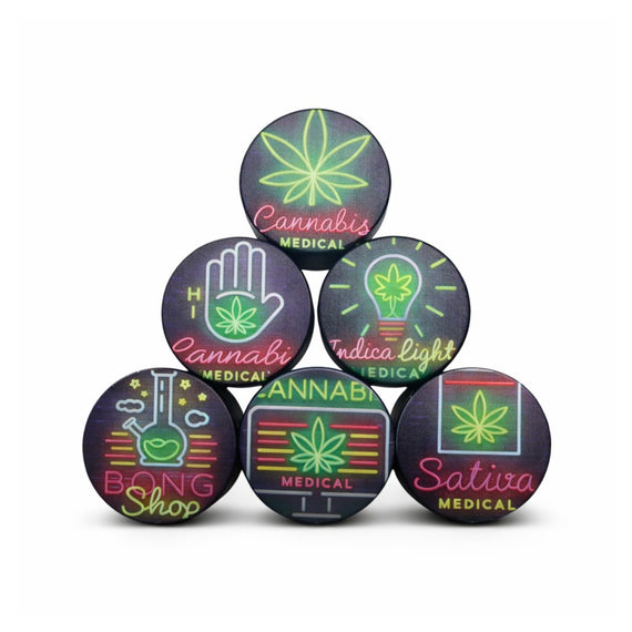 63mm Neon Grinder – 4-Piece