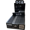 OCB Premium Black Rolling Papers 1 1/4 (44mm x 77mm) - 25 packs of 50 papers