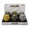 Owl Design 5-Part Metal Herb Grinder