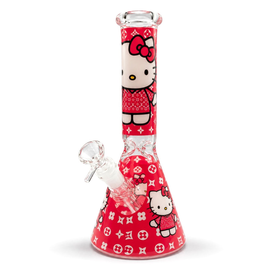10" Character Fashion Beaker Glass Water Pipe