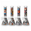 10" Graffiti Bear Glass Beaker - Glow in the Dark