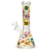 10" Glow-in-the-Dark Graffiti Beaker